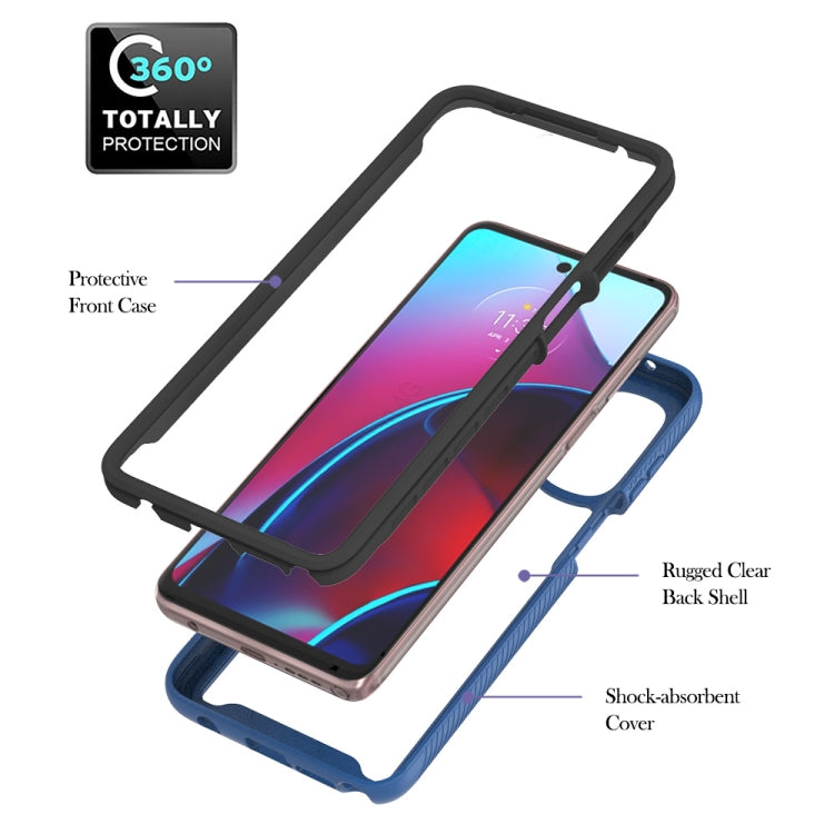 Starry Sky Solid Color Series PC + TPU Case with Ring Holder & Magnetic Function For Motorola Moto G Stylus 2022 4G