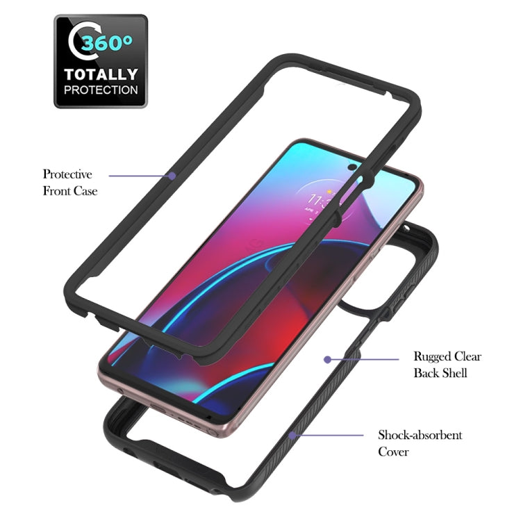 Starry Sky Solid Color Series PC + TPU Case with Ring Holder & Magnetic Function For Motorola Moto G Stylus 2022 4G