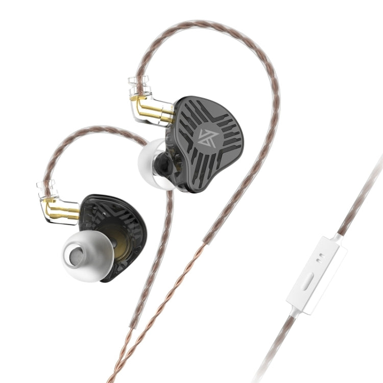 KZ-EDS 1.2m Dynamic Fashion Trend In-Ear Headphones, Style:With Microphone