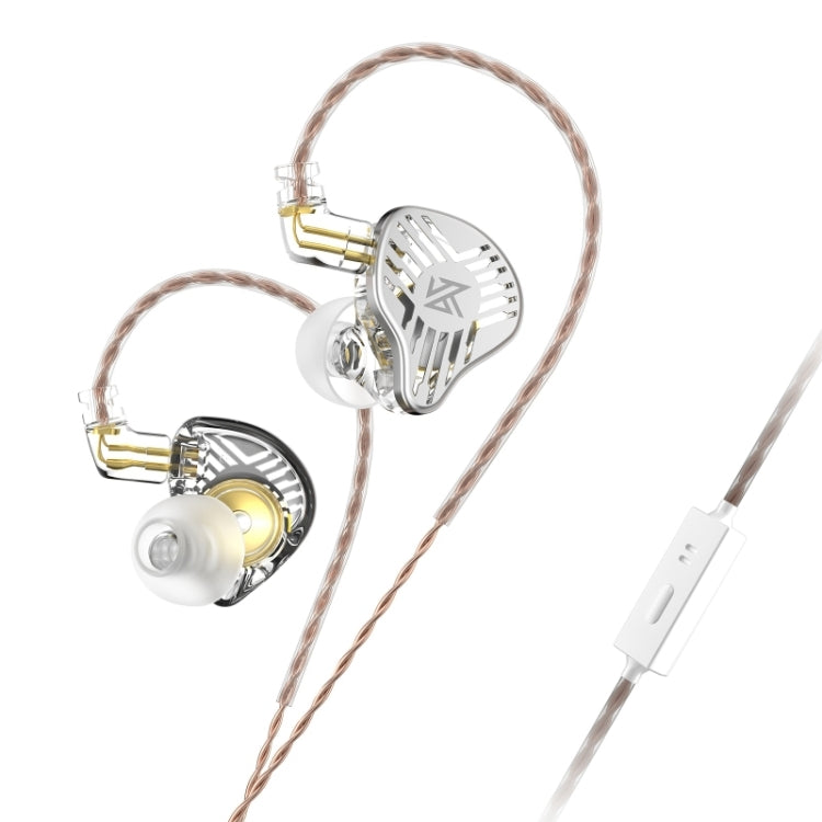 KZ-EDS 1.2m Dynamic Fashion Trend In-Ear Headphones, Style:With Microphone