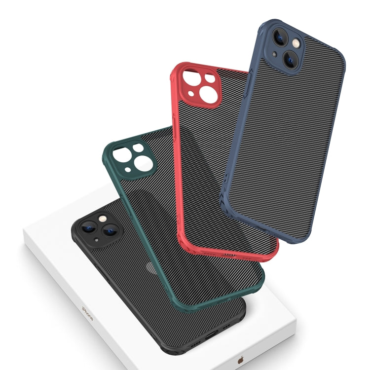 For iPhone 14 Pro Carbon Fiber PC + TPU Case