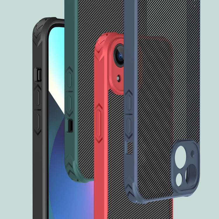 For iPhone 14 Pro Max Carbon Fiber PC + TPU Case