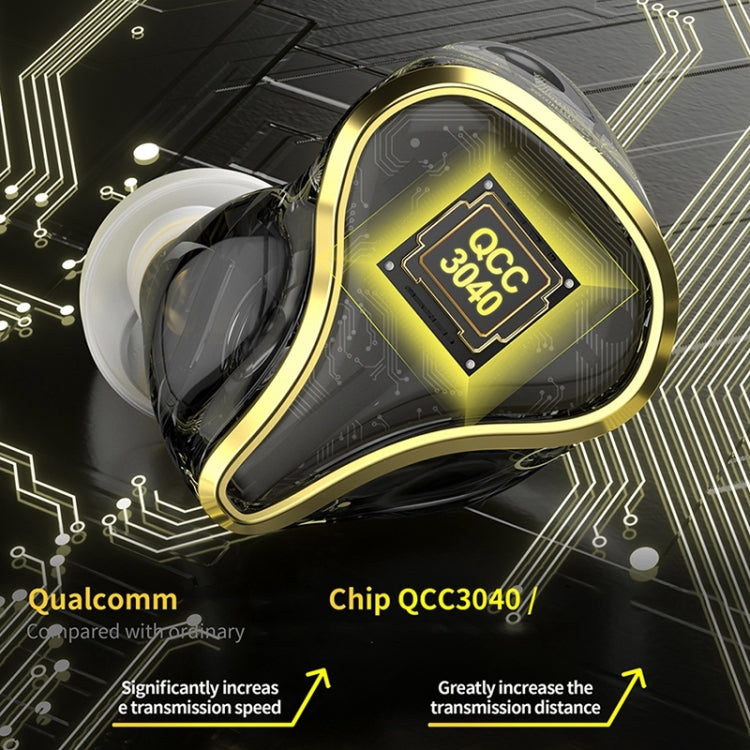 KZ-SK10 PRO Ring Iron Sports Wireless Bluetooth TWS Headphones(Black)