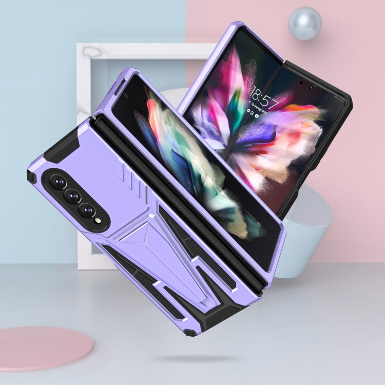 For Samsung Galaxy Z Fold4 5G Super V Armor PC + TPU Phone Case