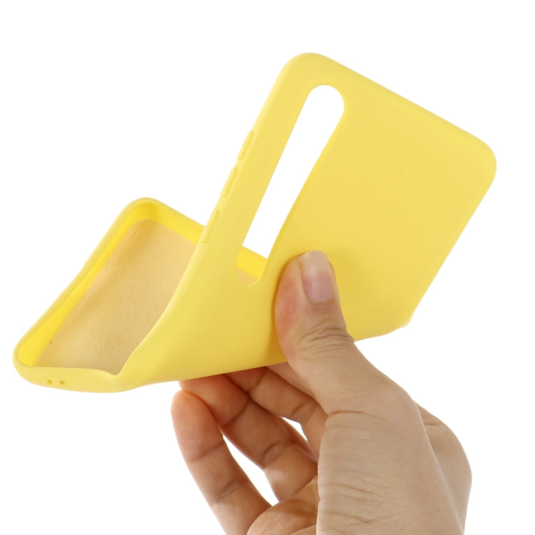 For Xiaomi Mi 10 Pro 5G Solid Color Liquid Silicone Shockproof Coverage Case