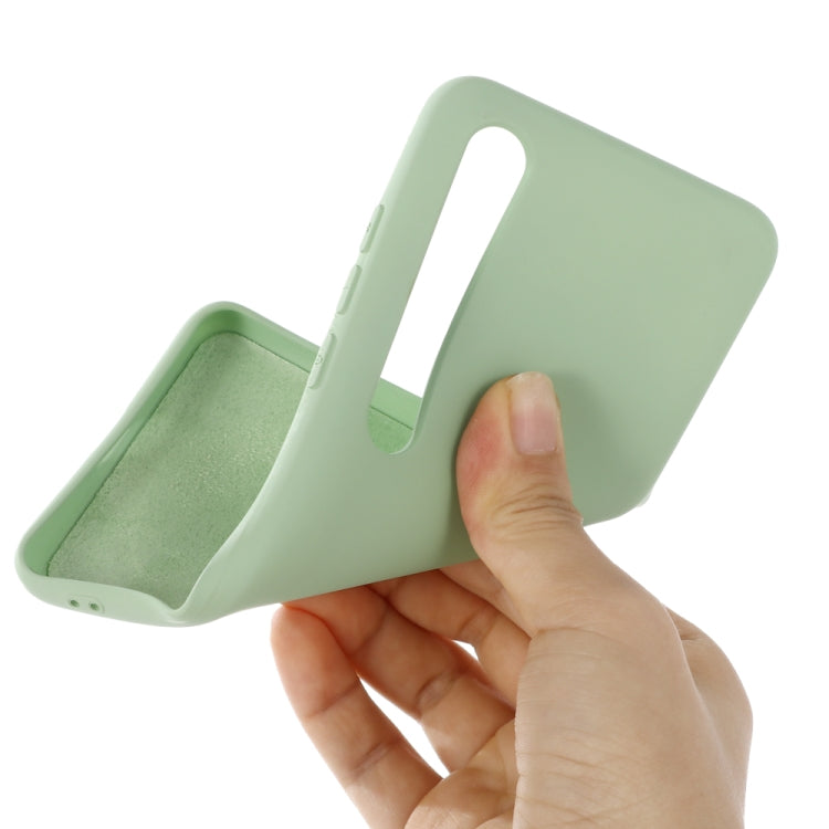 For Xiaomi Mi 10 Pro 5G Solid Color Liquid Silicone Shockproof Coverage Case