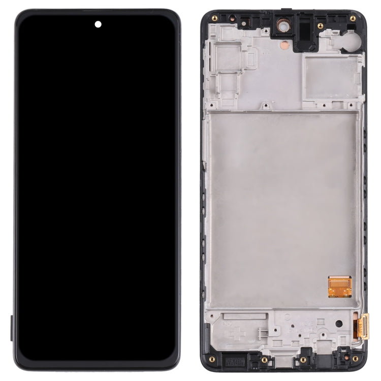 Original Super AMOLED LCD Screen For Samsung Galaxy M31s SM-M317 Digitizer Full Assembly with Frame