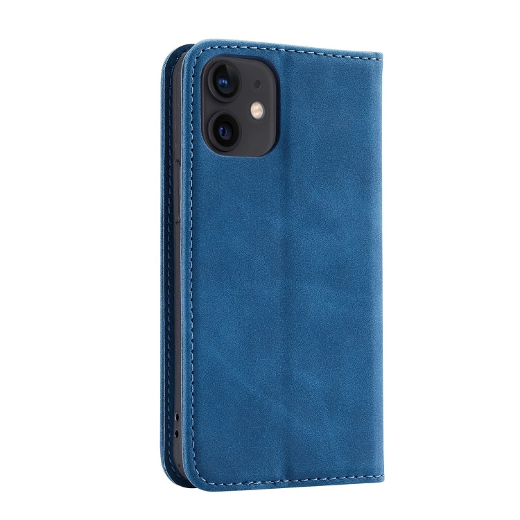 For iPhone 14 Plus Splicing Skin Feel Magnetic Leather Phone Case