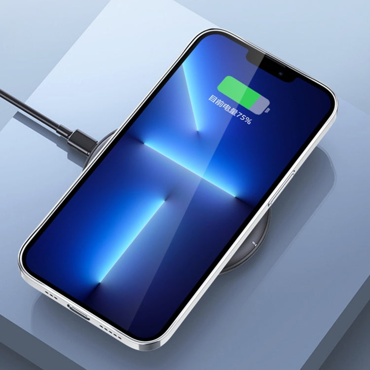 For iPhone 14 Plus Plating Frosted Shockproof Phone Case