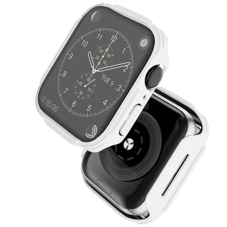 Plating PC Frame Watch Case with Tempered Film For Apple Watch Series 8 / 7 45mm