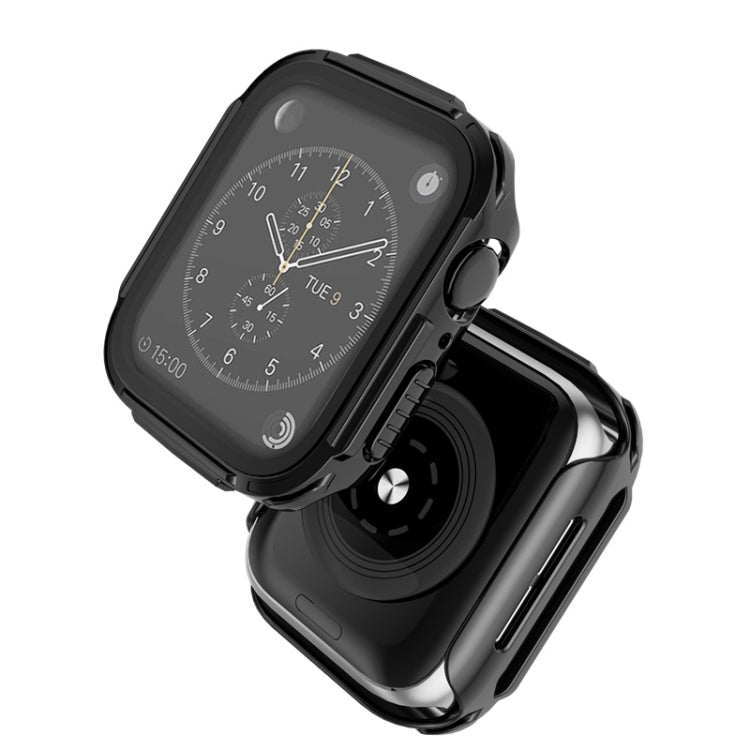 Plating PC Frame Watch Case with Tempered Film For Apple Watch Series 8 / 7 45mm