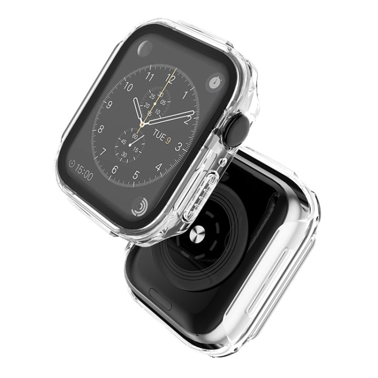 Plating PC Frame Watch Case with Tempered Film For Apple Watch Series 6 & SE & 5 & 4 40mm