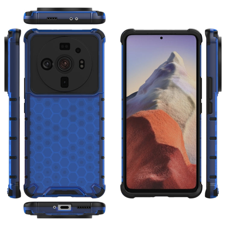 For Xiaomi 12S Ultra 5G Shockproof Honeycomb PC + TPU Phone Case