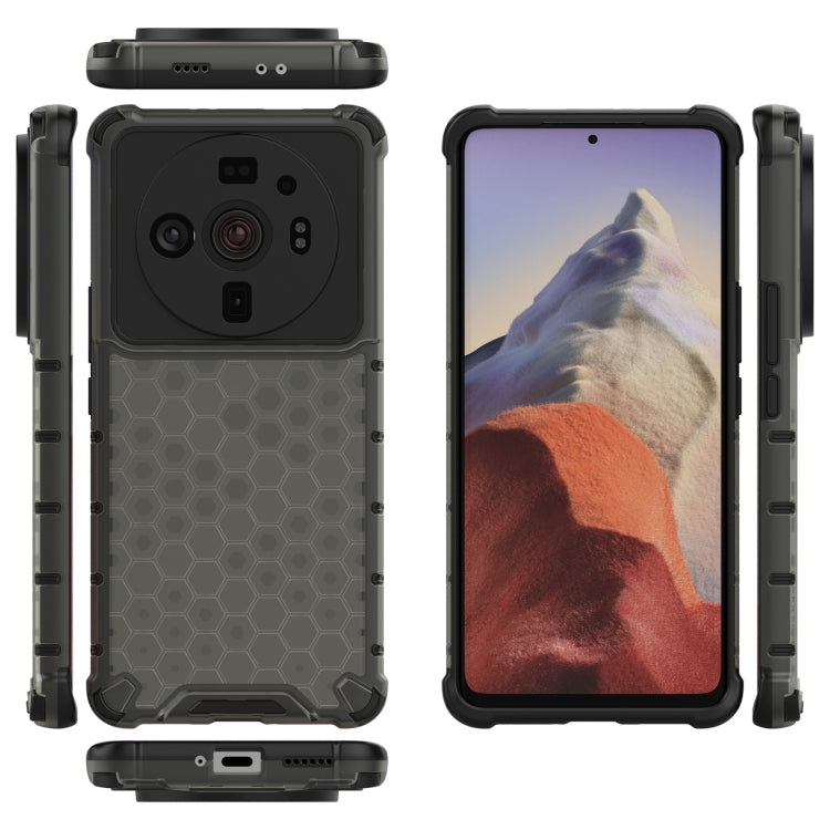 For Xiaomi 12S Ultra 5G Shockproof Honeycomb PC + TPU Phone Case