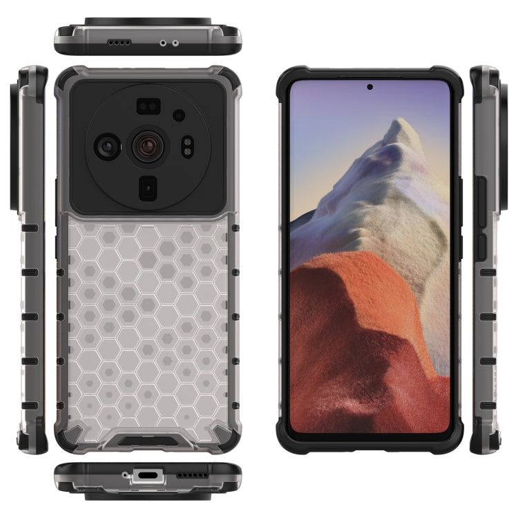 For Xiaomi 12S Ultra 5G Shockproof Honeycomb PC + TPU Phone Case