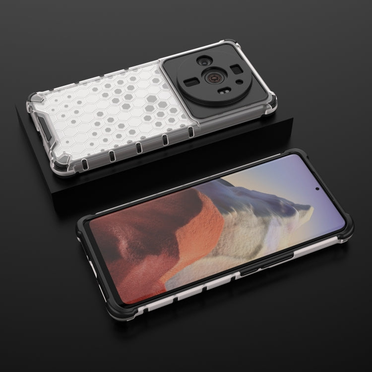 For Xiaomi 12S Ultra 5G Shockproof Honeycomb PC + TPU Phone Case