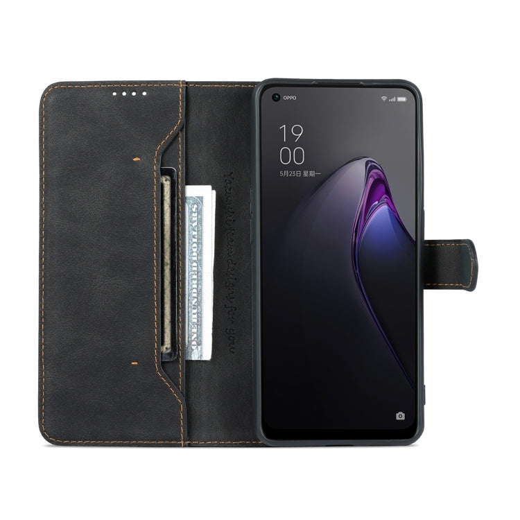 For OPPO Reno8 AZNS Dream II Skin Feel Horizontal Flip Leather Case