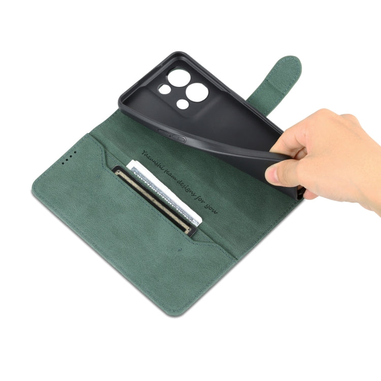 For OPPO Reno8 AZNS Dream II Skin Feel Horizontal Flip Leather Case