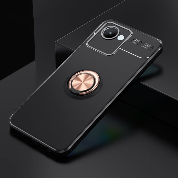 For OPPO Realme C30 Metal Ring Holder TPU Phone Case