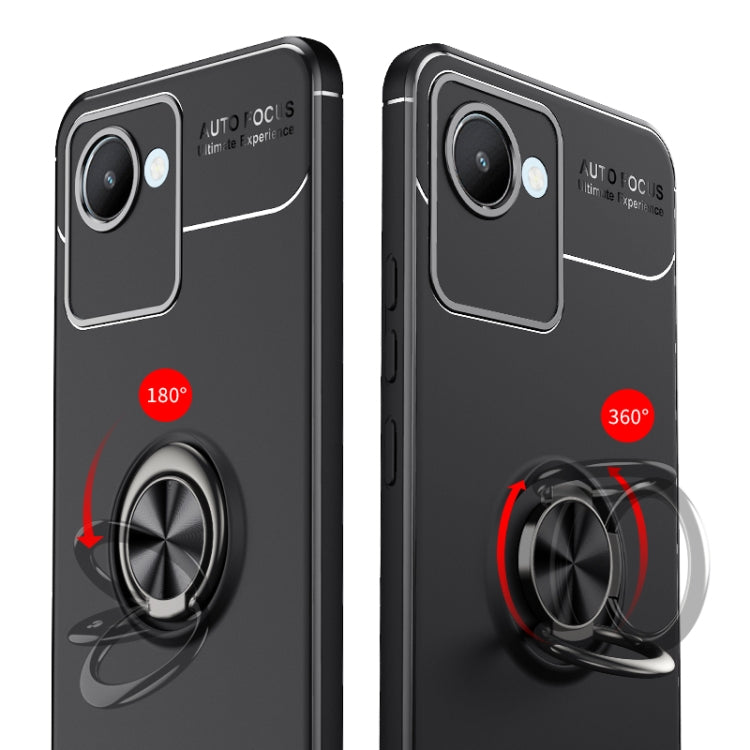 For OPPO Realme C30 Metal Ring Holder TPU Phone Case