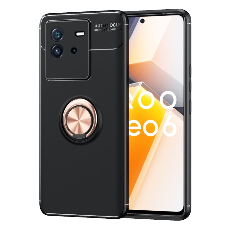 For vivo T2 Metal Ring Holder TPU Phone Case