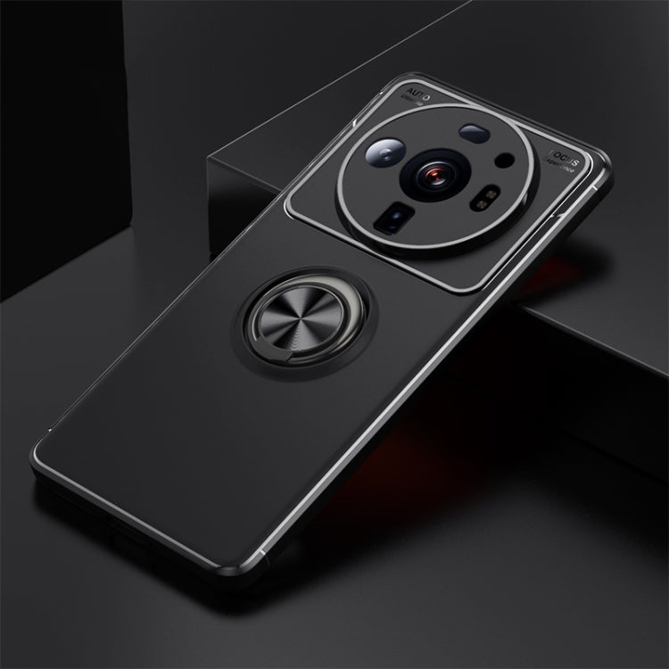 For Xiaomi 12S Ultra Metal Ring Holder TPU Phone Case