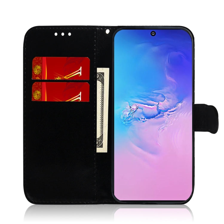 For Galaxy S10 Lite / A91 Lmitated Mirror Surface Horizontal Flip Leather Case with Holder & Card Slots & Wallet & Lanyard