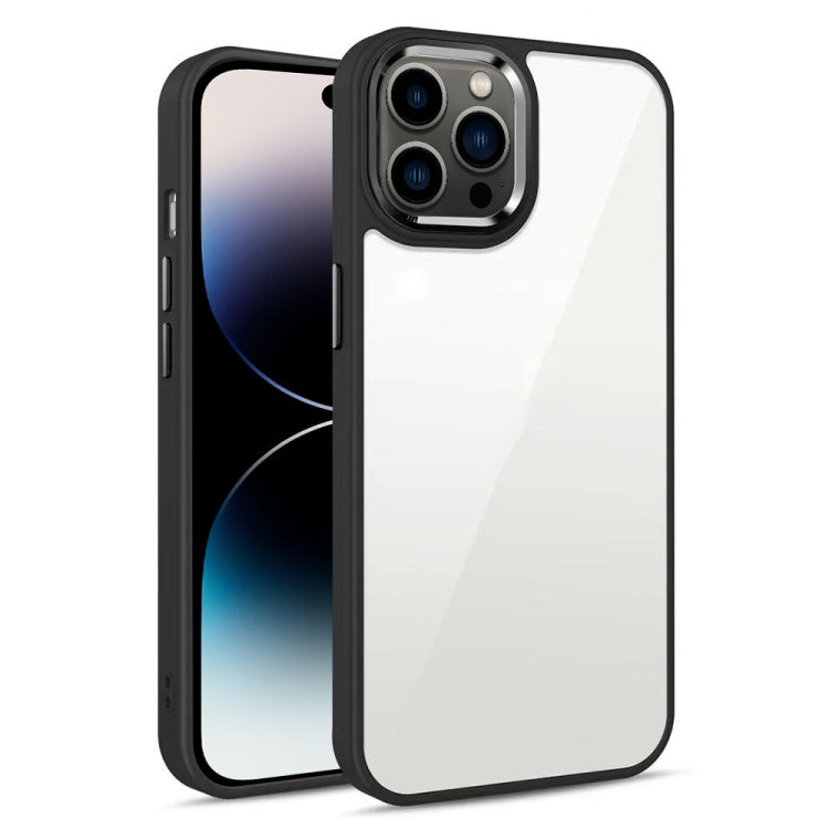 For iPhone 14 Pro 3 in 1 Electroplated Acrylic Phone Case