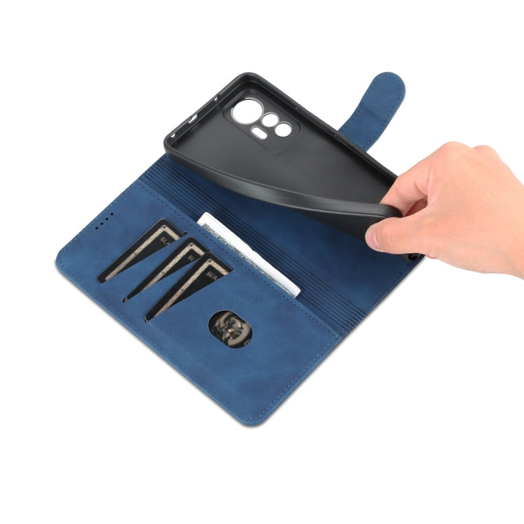 For Xiaomi 12 Lite AZNS Skin Feel Calf Texture Flip Leather Phone Case