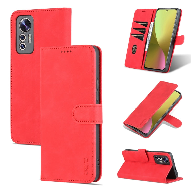 For Xiaomi 12 Lite AZNS Skin Feel Calf Texture Flip Leather Phone Case