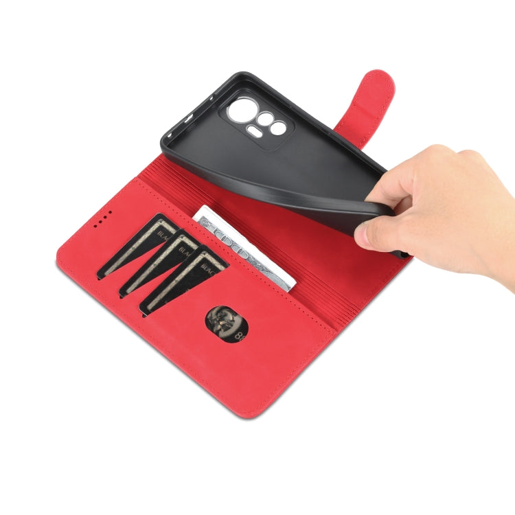 For Xiaomi 12 Lite AZNS Skin Feel Calf Texture Flip Leather Phone Case