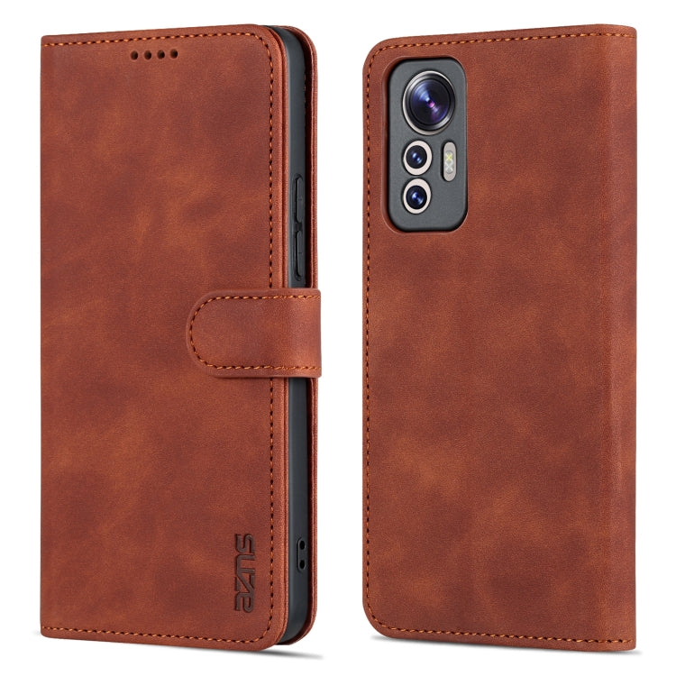 For Xiaomi 12 Lite AZNS Skin Feel Calf Texture Flip Leather Phone Case