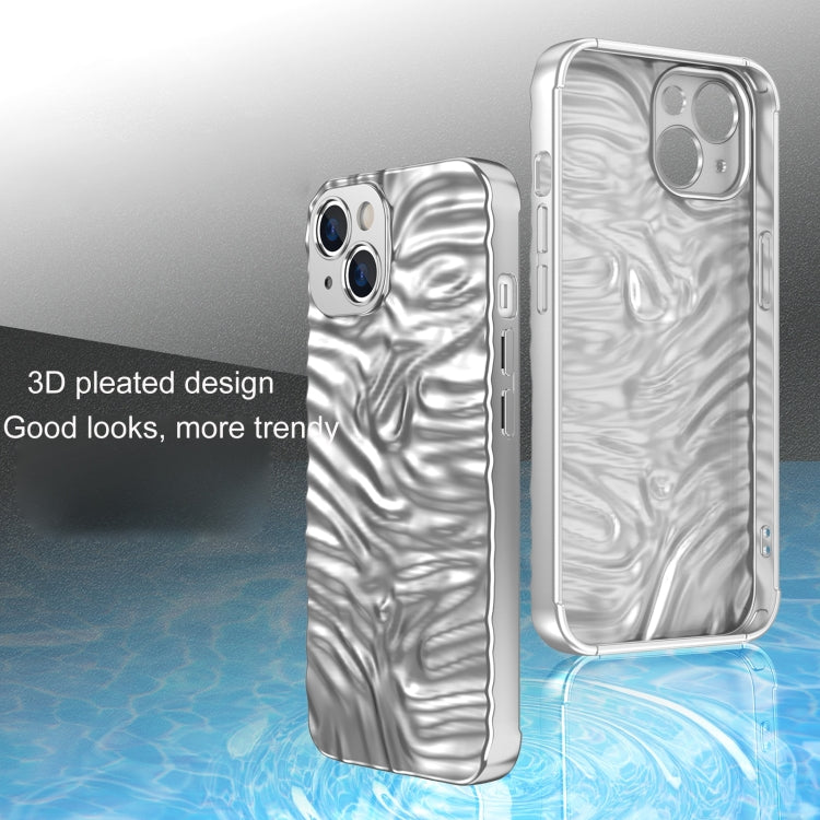 For iPhone 14 Wave Electroplating TPU Phone Case