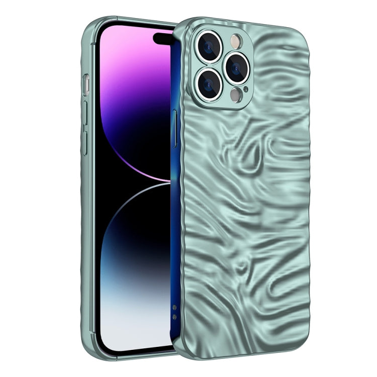 For iPhone 14 Pro Wave Electroplating TPU Phone Case