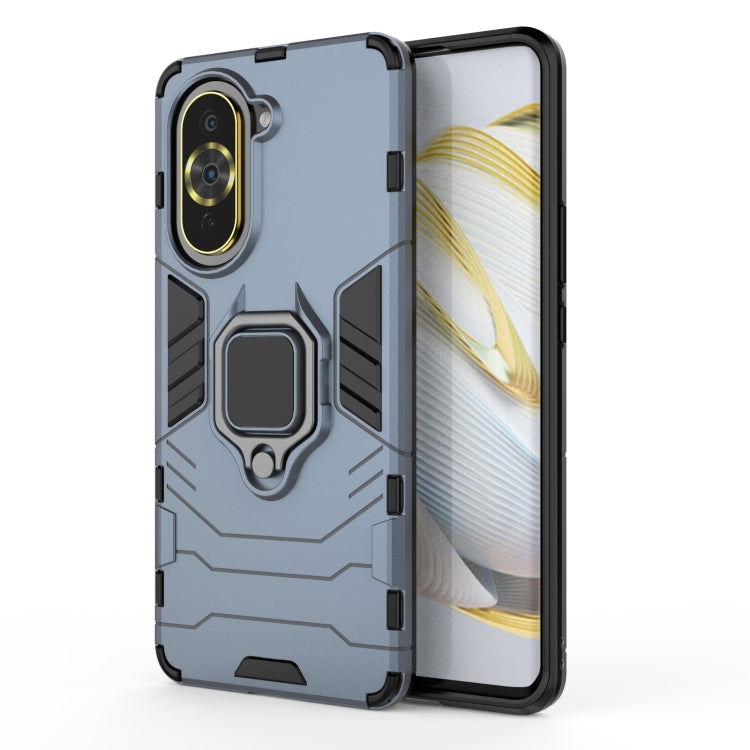 For Huawei Nova 10 Pro 4G Shockproof PC + TPU Protective Phone Case with Magnetic Ring Holder