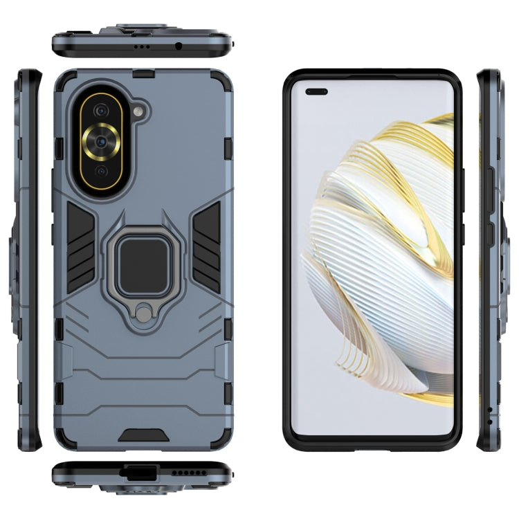For Huawei Nova 10 Pro 4G Shockproof PC + TPU Protective Phone Case with Magnetic Ring Holder