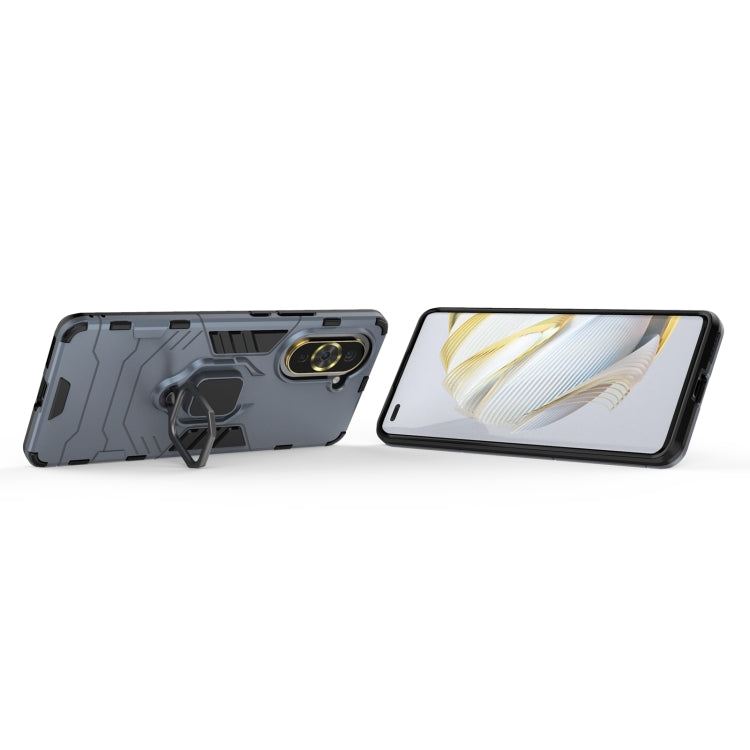 For Huawei Nova 10 Pro 4G Shockproof PC + TPU Protective Phone Case with Magnetic Ring Holder
