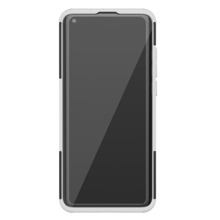 For Xiaomi Mi 10 Pro Tire Texture Shockproof TPU+PC Protective Case with Holder