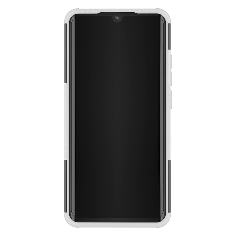 For Xiaomi Mi CC9 Pro Tire Texture Shockproof TPU+PC Protective Case with Holder