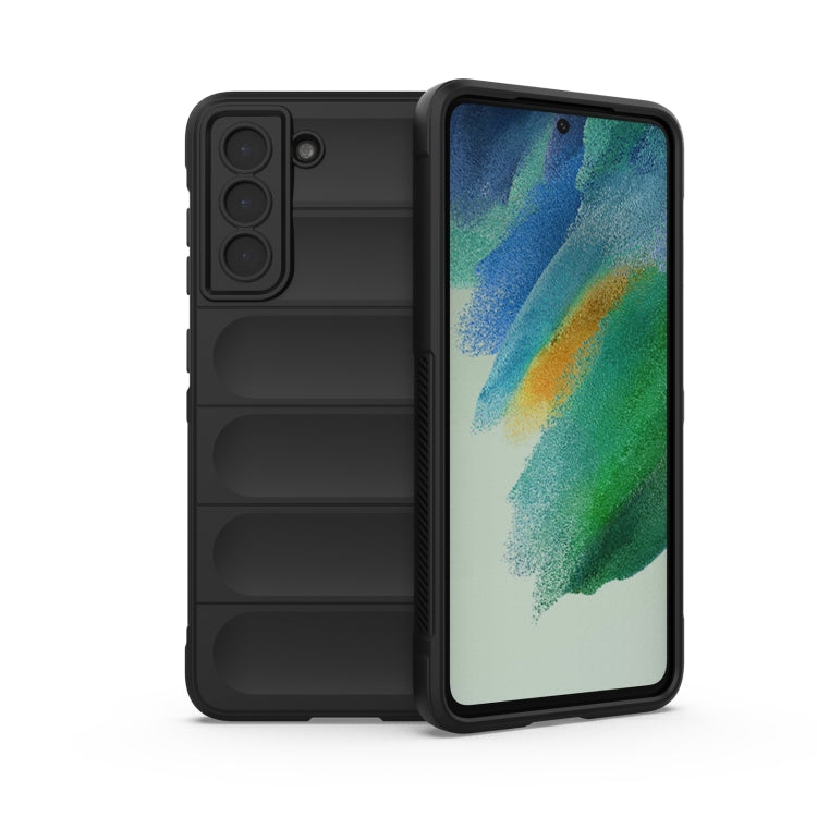 For Samsung Galaxy S21 FE Magic Shield TPU + Flannel Phone Case