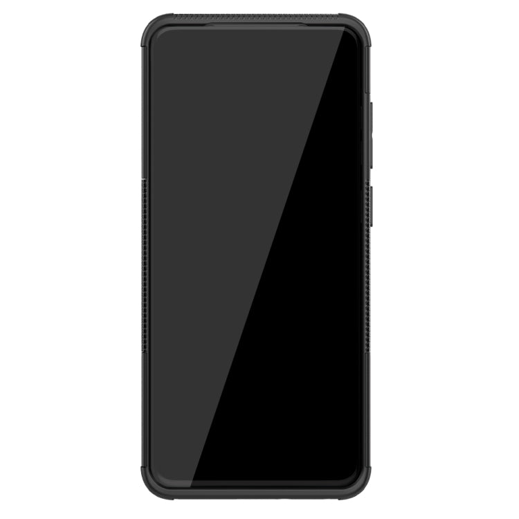 For Galaxy S20+ Tire Texture Shockproof TPU+PC Protective Case with Holder