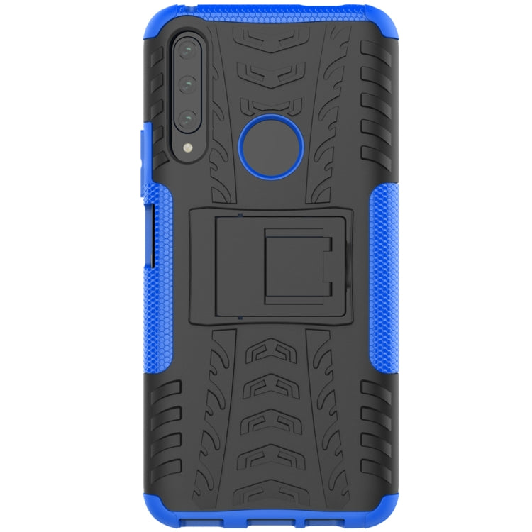For Huawei Honor 9X Pro Tire Texture Shockproof TPU+PC Protective Case with Holder