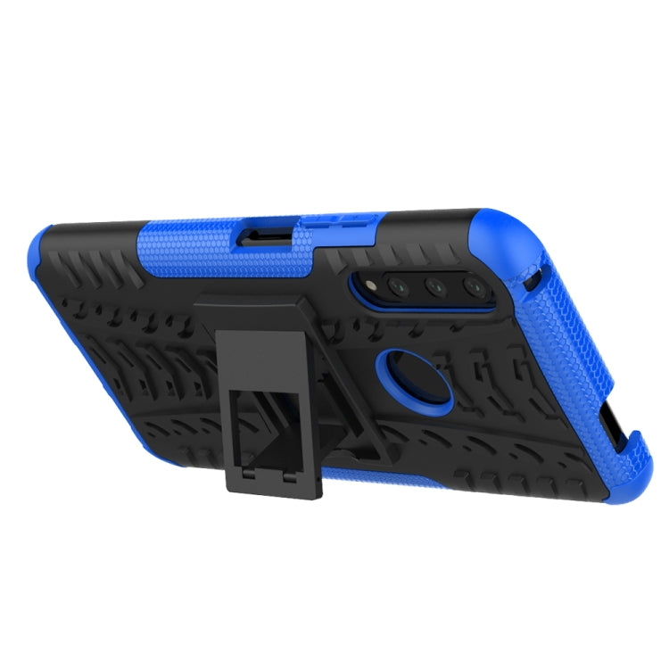 For Huawei Honor 9X Pro Tire Texture Shockproof TPU+PC Protective Case with Holder