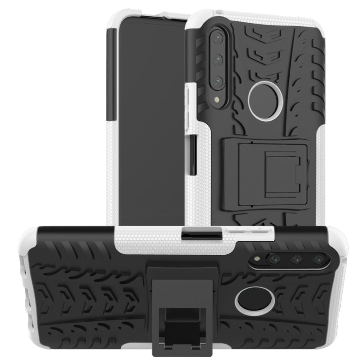 For Huawei Honor 9X Pro Tire Texture Shockproof TPU+PC Protective Case with Holder