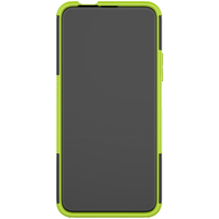 For Huawei Honor 9X Pro Tire Texture Shockproof TPU+PC Protective Case with Holder