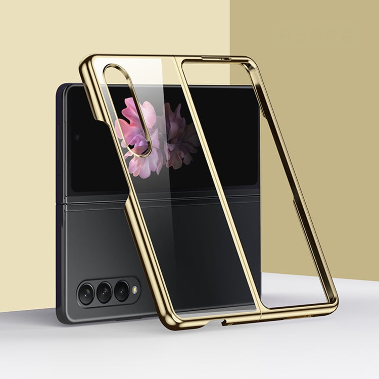 For Samsung Galaxy Z Fold4 5G Electroplating PC Shockproof Phone Case