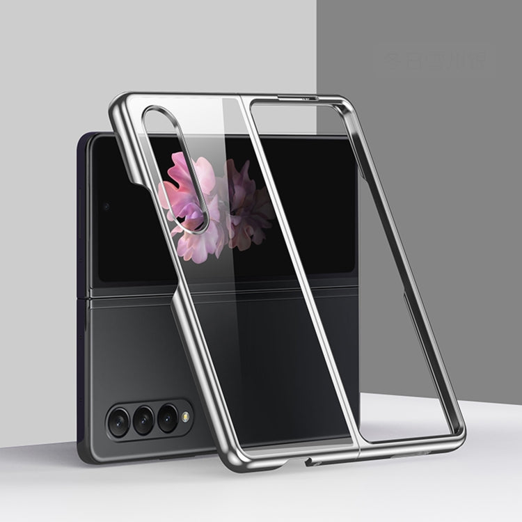 For Samsung Galaxy Z Fold4 5G Electroplating PC Shockproof Phone Case