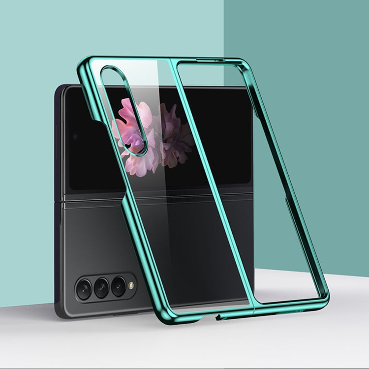 For Samsung Galaxy Z Fold4 5G Electroplating PC Shockproof Phone Case