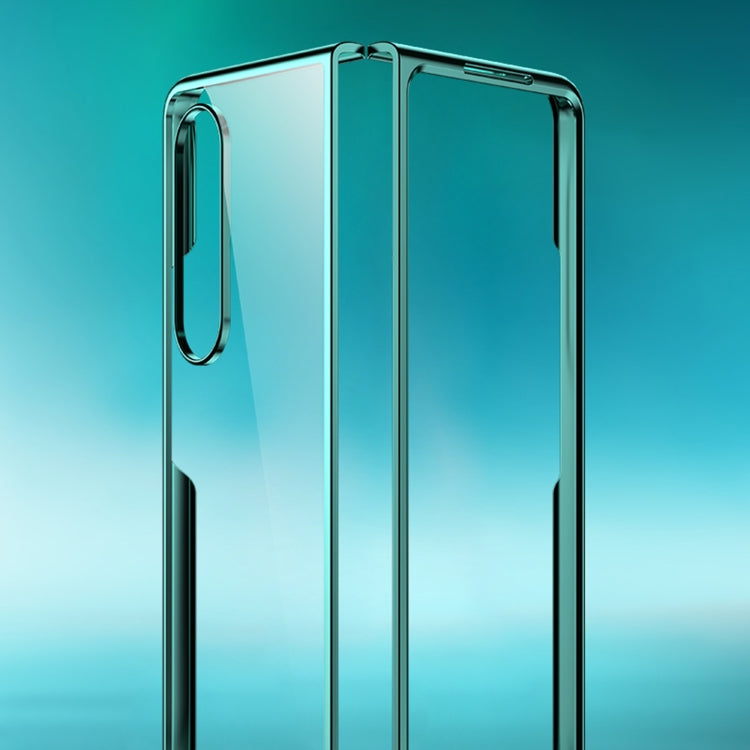 For Samsung Galaxy Z Fold4 5G Electroplating PC Shockproof Phone Case
