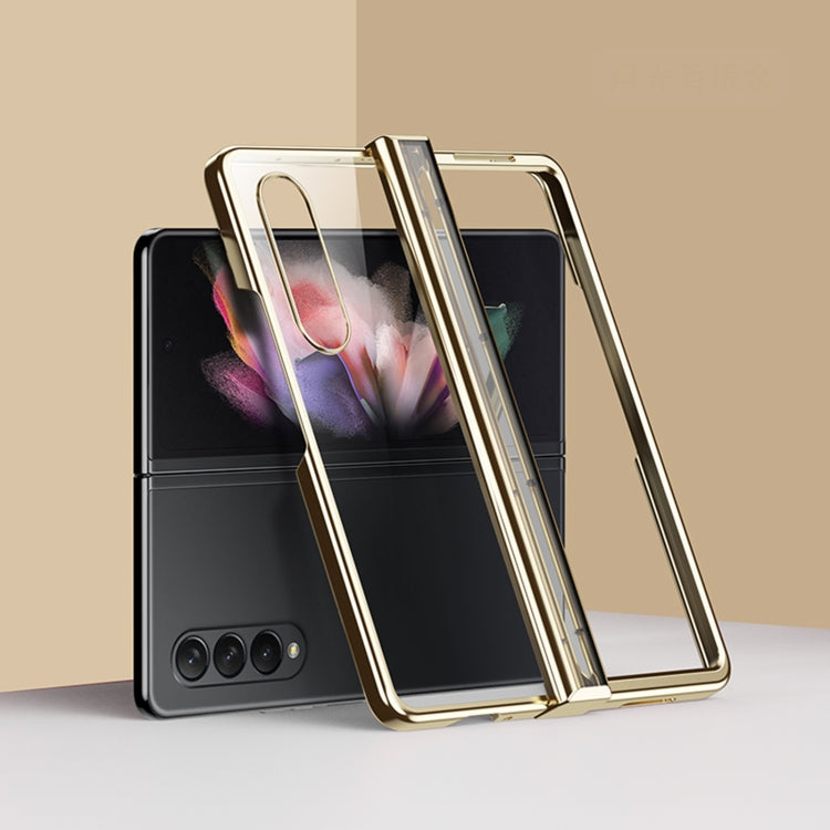 For Samsung Galaxy Z Fold4 5G Electroplating PC Full Coverage Shockproof Phone Case